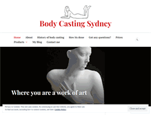 Tablet Screenshot of bodycastingsydney.com.au